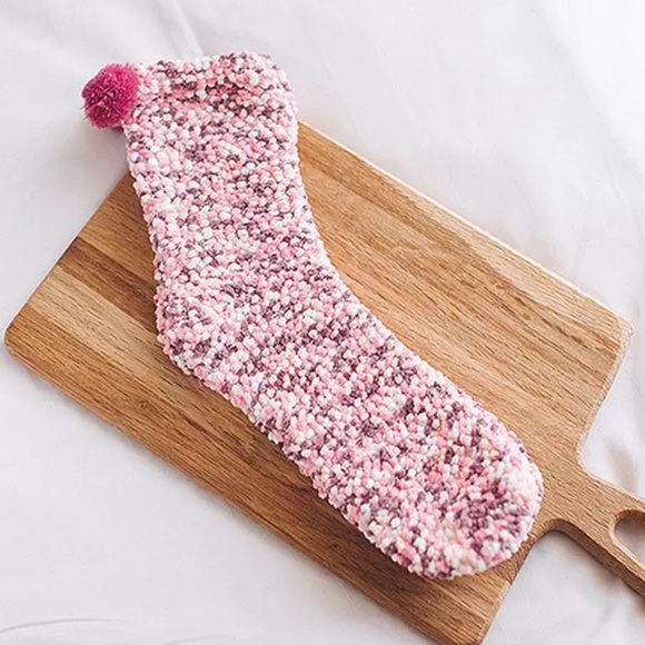Cupcake socks raspberry light pink color women winter socks pink 1PR box set - Picture 4 of 9